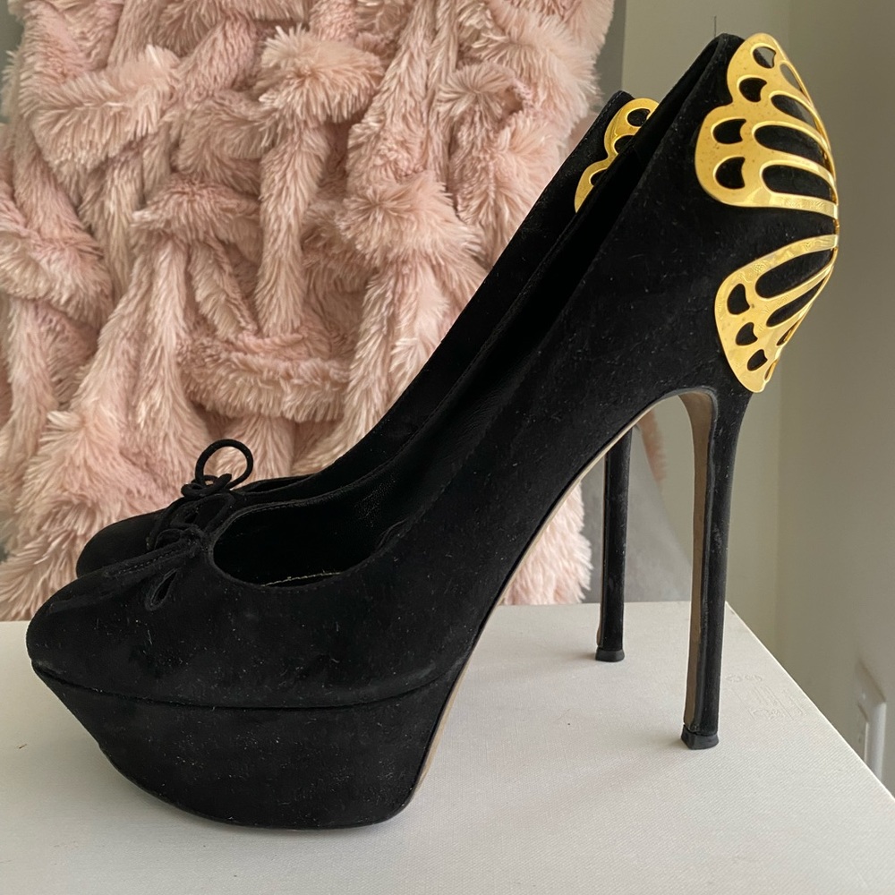 AUTHENTIC SERGIO ROSSI BUTTERFLY PLATFORMS